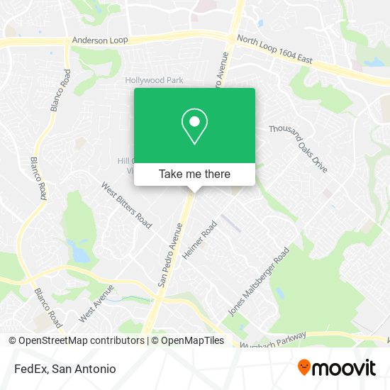Mapa de FedEx