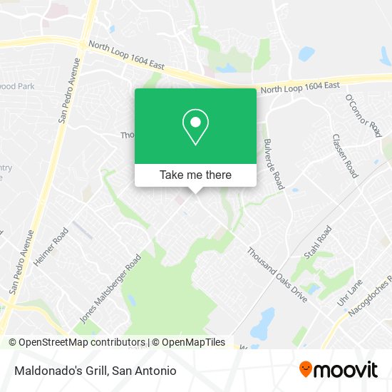 Mapa de Maldonado's Grill