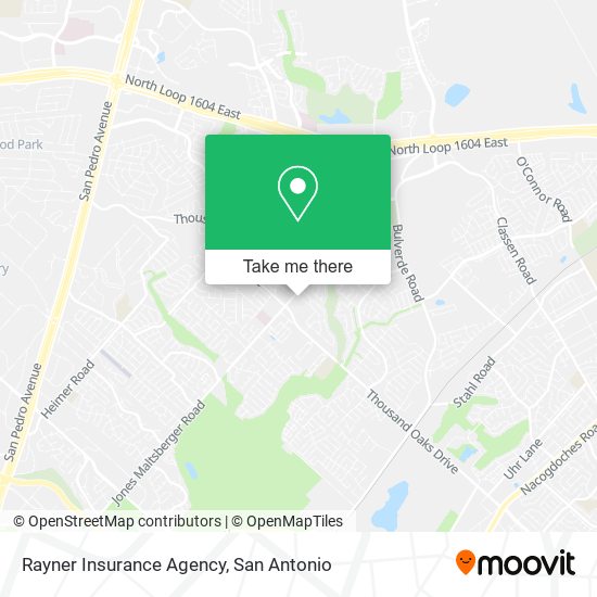 Rayner Insurance Agency map