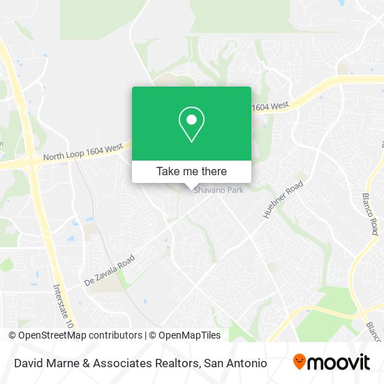 David Marne & Associates Realtors map