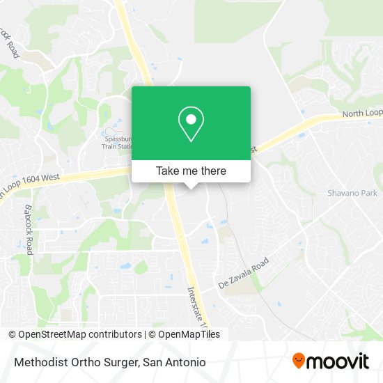 Mapa de Methodist Ortho Surger