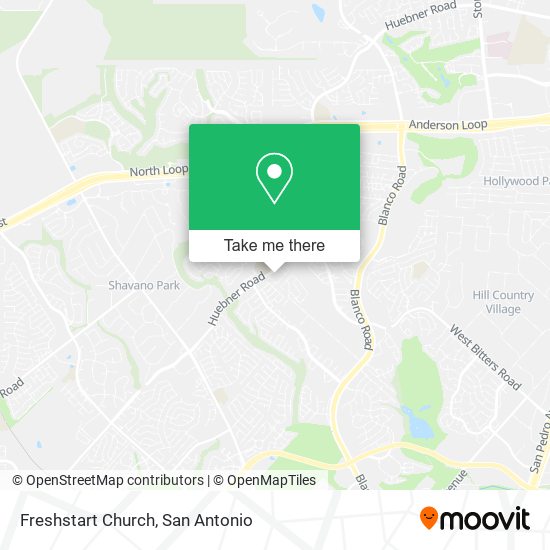 Freshstart Church map