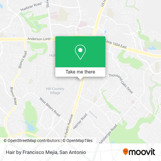 Hair by Francisco Mejia map