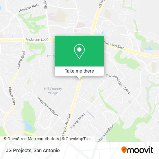 Mapa de JG Projects