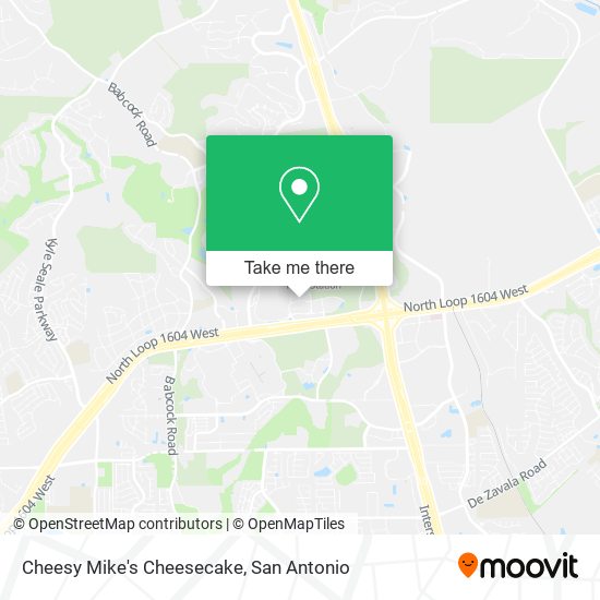 Mapa de Cheesy Mike's Cheesecake