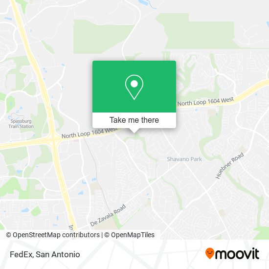 Mapa de FedEx