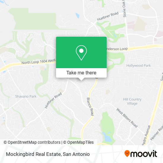 Mockingbird Real Estate map
