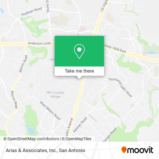 Arias & Associates, Inc. map
