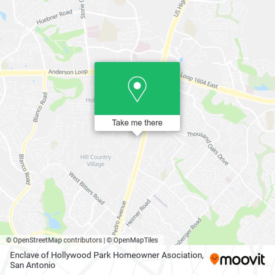 Mapa de Enclave of Hollywood Park Homeowner Asociation