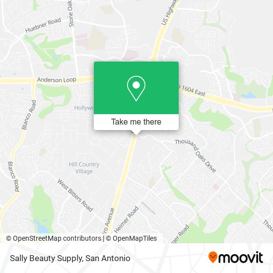 Sally Beauty Supply map