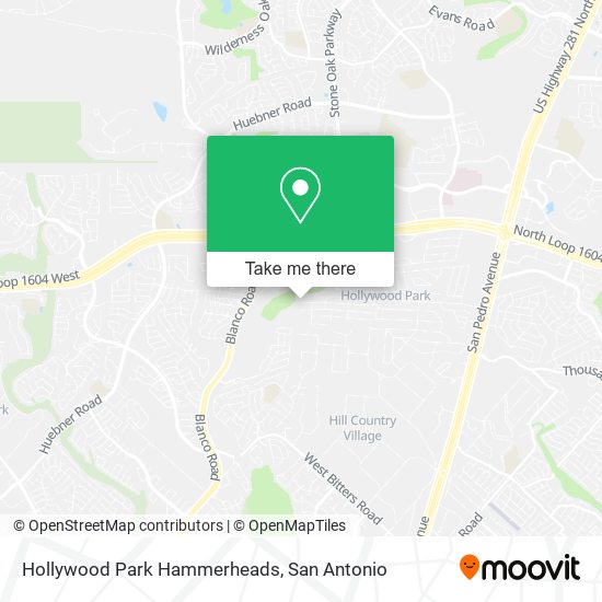 Hollywood Park Hammerheads map