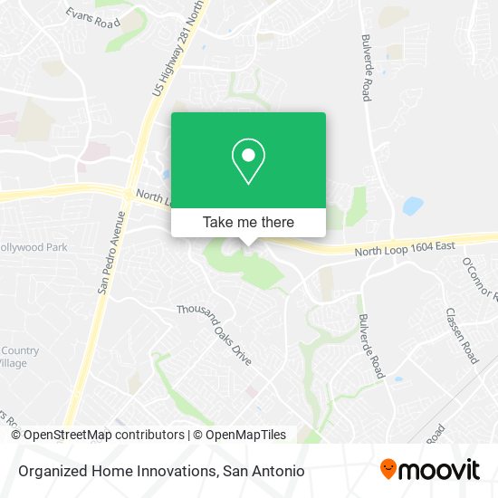 Organized Home Innovations map