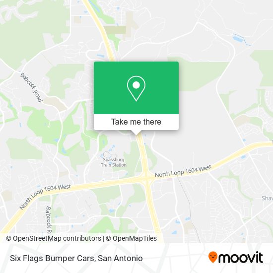 Six Flags Bumper Cars map