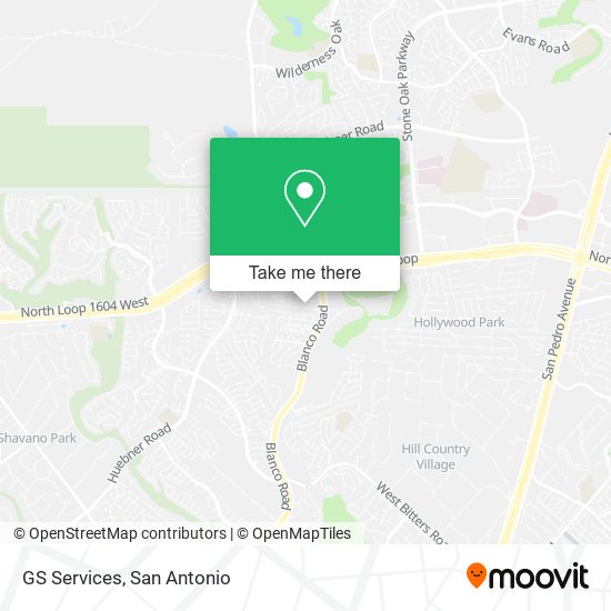 Mapa de GS Services