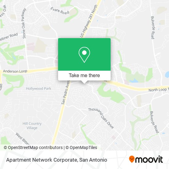 Mapa de Apartment Network Corporate