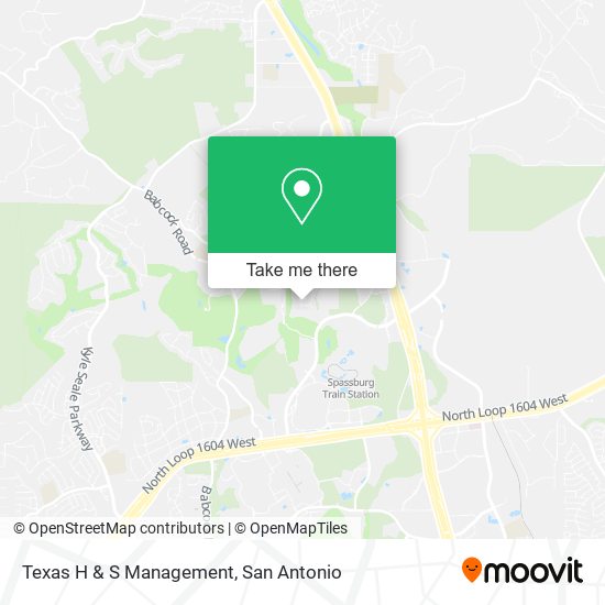 Texas H & S Management map