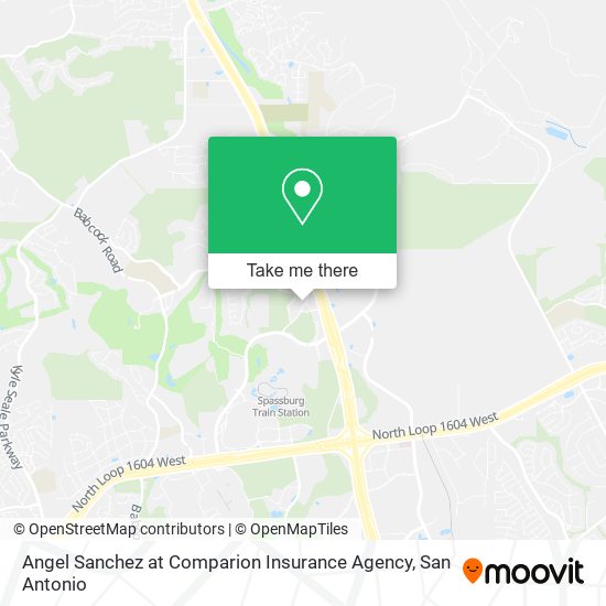 Mapa de Angel Sanchez at Comparion Insurance Agency