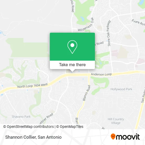 Shannon Collier map
