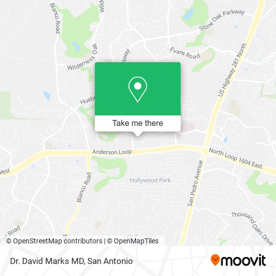 Dr. David Marks MD map