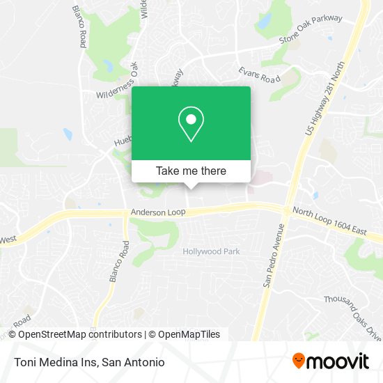 Toni Medina Ins map