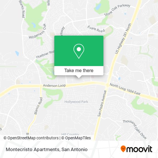 Mapa de Montecristo Apartments