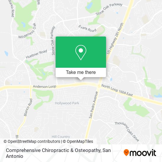 Mapa de Comprehensive Chiropractic & Osteopathy