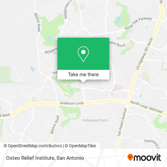 Osteo Relief Institute map