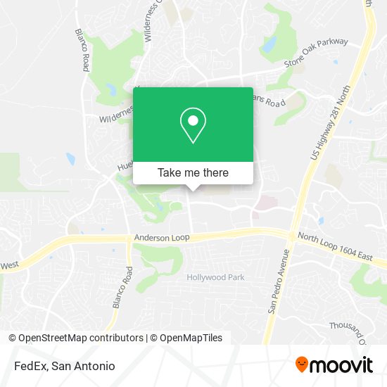 Mapa de FedEx