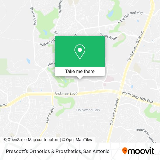 Mapa de Prescott's Orthotics & Prosthetics