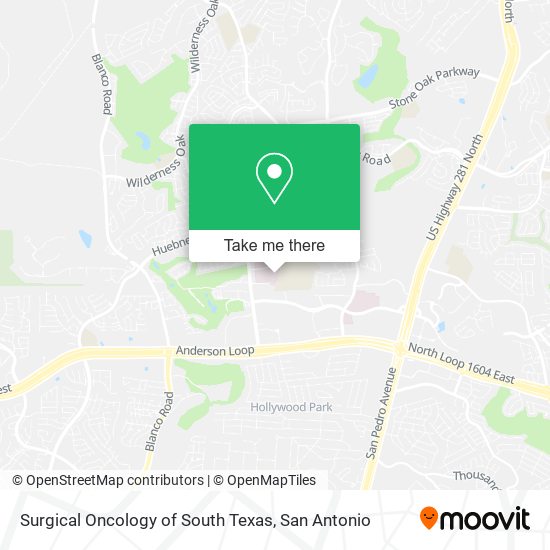 Mapa de Surgical Oncology of South Texas
