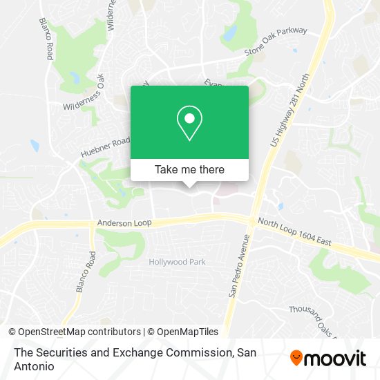 The Securities and Exchange Commission map