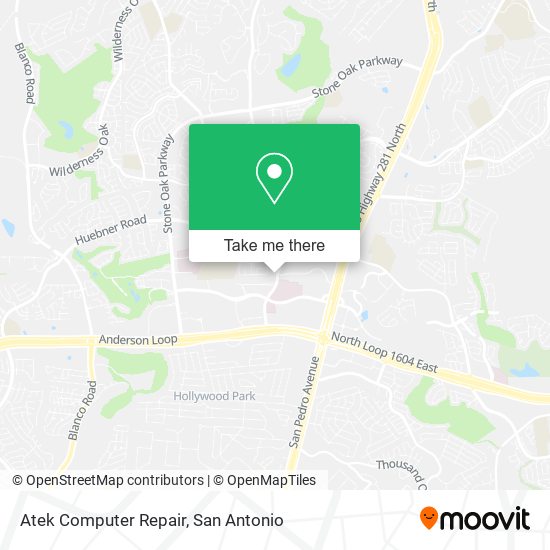 Atek Computer Repair map