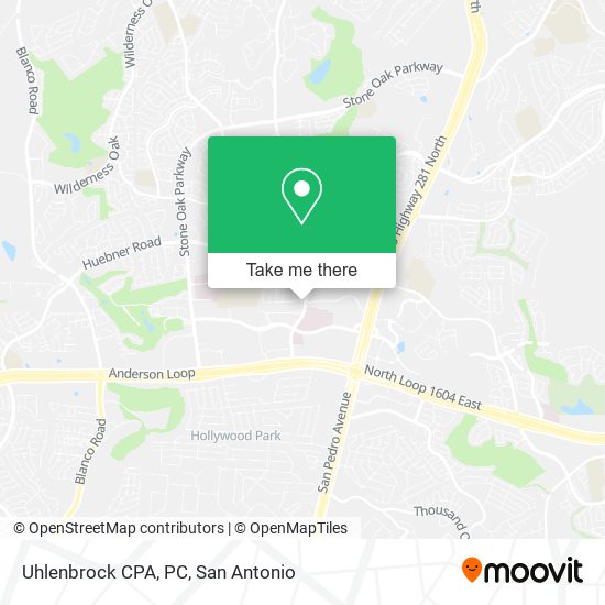 Uhlenbrock CPA, PC map