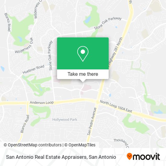 Mapa de San Antonio Real Estate Appraisers