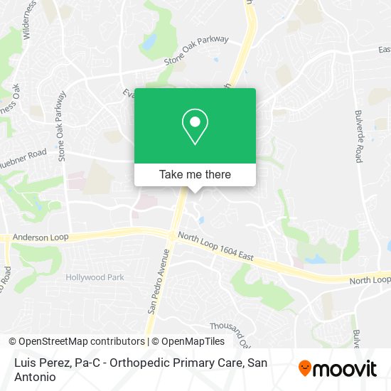 Mapa de Luis Perez, Pa-C - Orthopedic Primary Care