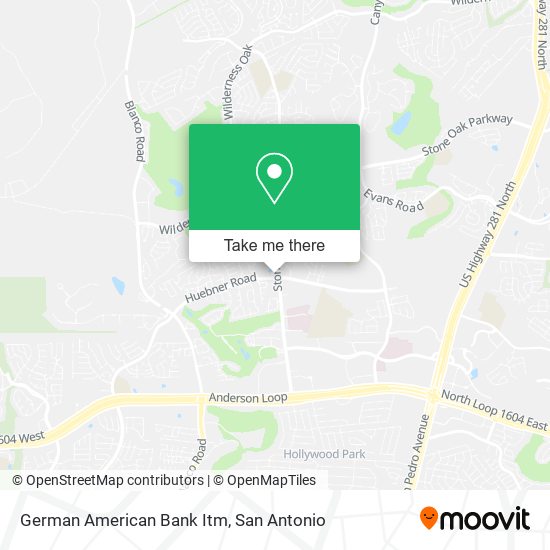 German American Bank Itm map