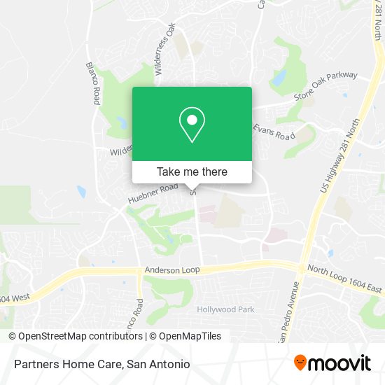 Partners Home Care map