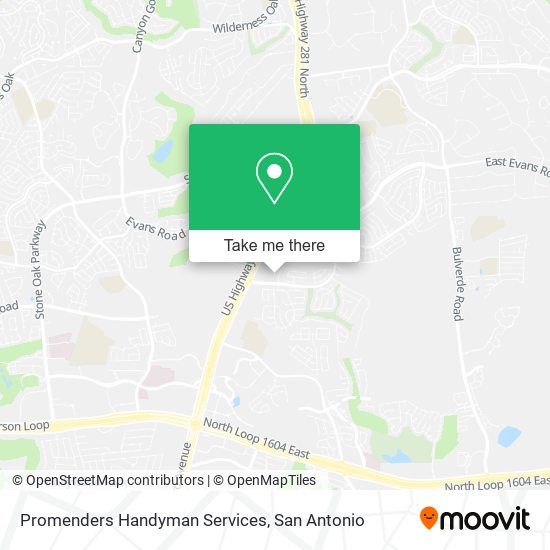 Mapa de Promenders Handyman Services