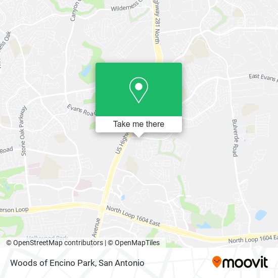 Mapa de Woods of Encino Park