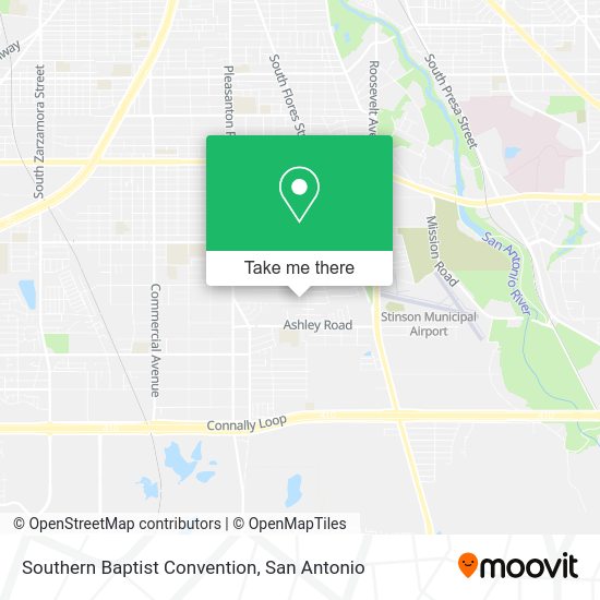 Southern Baptist Convention map