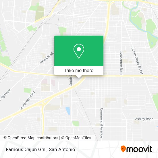 Famous Cajun Grill map