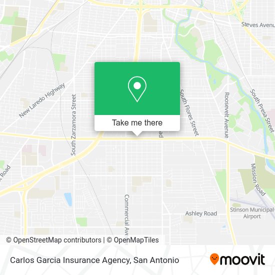 Carlos Garcia Insurance Agency map