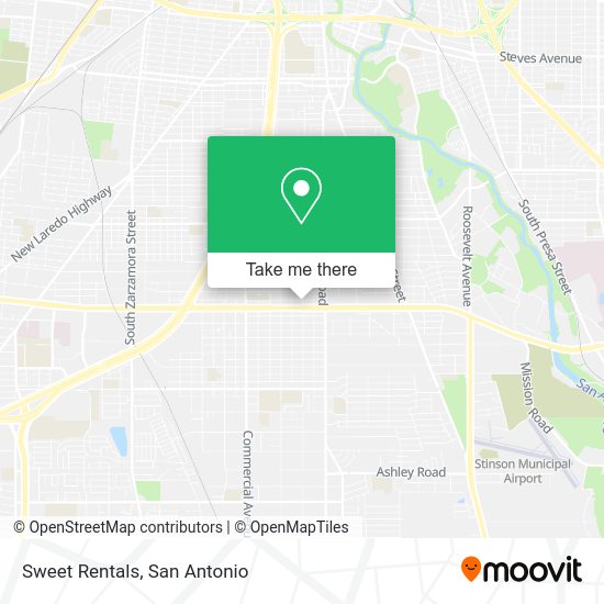 Mapa de Sweet Rentals