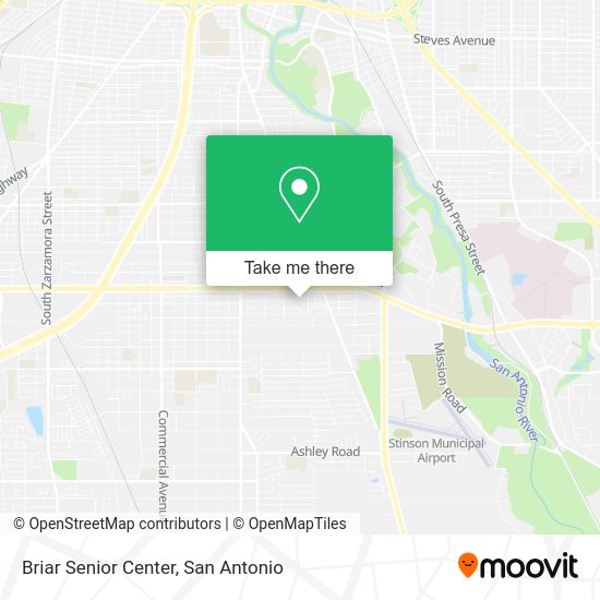 Briar Senior Center map