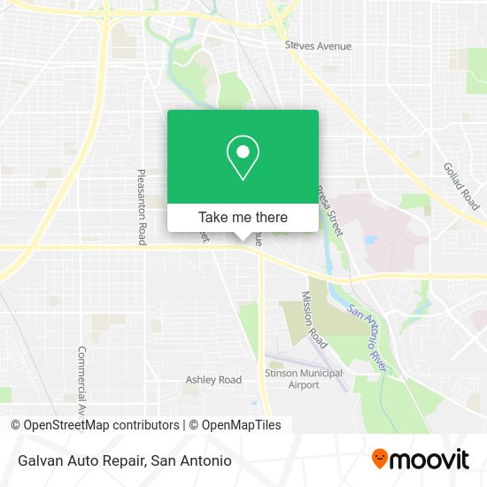 Galvan Auto Repair map