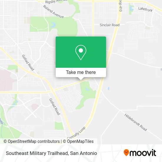 Mapa de Southeast Military Trailhead