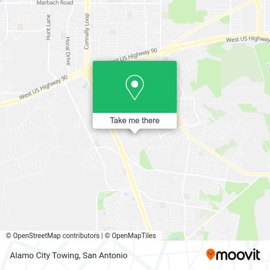 Mapa de Alamo City Towing