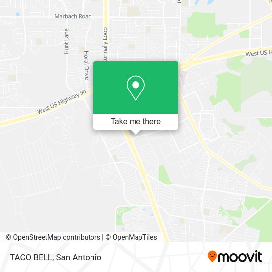 Mapa de TACO BELL