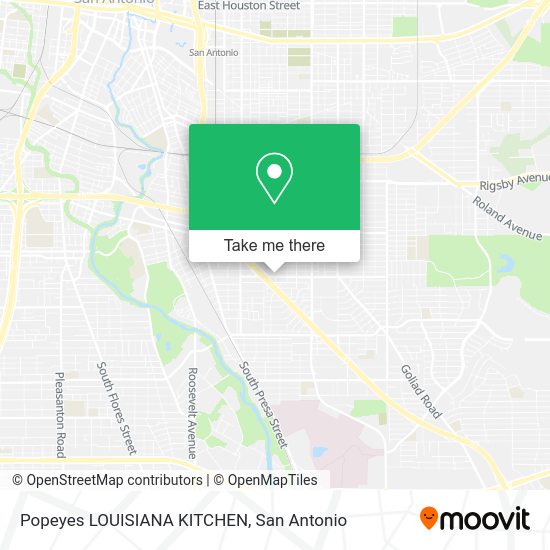 Mapa de Popeyes LOUISIANA KITCHEN