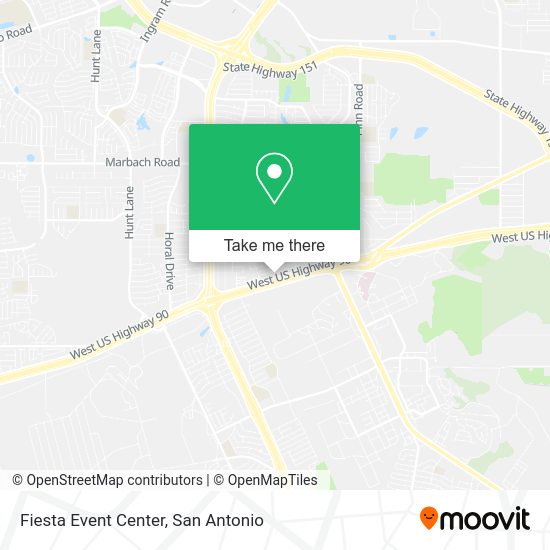 Fiesta Event Center map